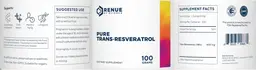 Label for Pure Trans-Resveratrol