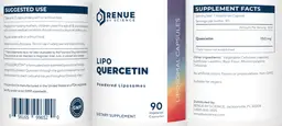 Label for Lipo Quercetin