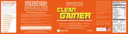 Label for Clean Gainer Creamy Vanilla