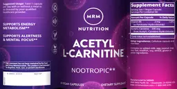 Label for Acetyl L-Carnitine