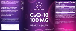 Label for CoQ-10 100 mg