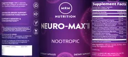 Label for Neuro-Max II