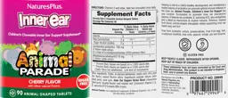 Label for Inner Ear Cherry Flavor