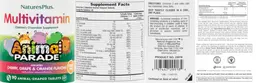 Label for Children's Chewable Multivitamin