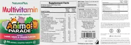 Label for Multivitamin
