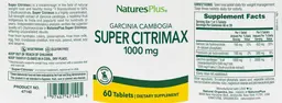 Label for Super Citrimax 1000 mg