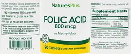 Label for Folic Acid 800 mcg