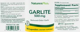 Label for Garlite 500 mg