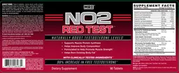Label for NO2 Red Test