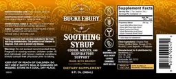 Label for Soothing Syrup