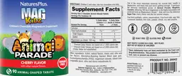 Label for MagKidz Cherry Flavor