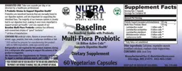 Label for Baseline Multi-Flora Probiotic