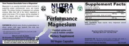Label for Performance Magnesium