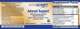 Label for Adrenal Support