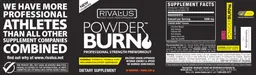 Label for Powder Burn Punch