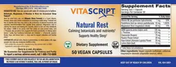 Label for Natural Rest