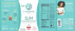 Label for Slim Collagen Boost Red Velvet Cupcake Flavor