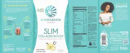 Label for Slim Collagen Boost Vanilla Flavor