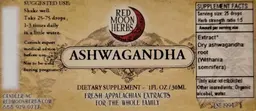 Label for Aswagandha