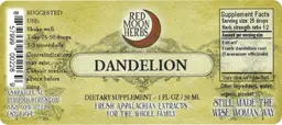 Label for Dandelion