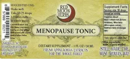 Label for Menopause Tonic