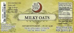 Label for Milky Oats