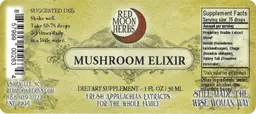 Label for Mushroom Elixir