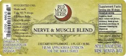 Label for Nerve & Muscle Blend