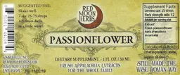 Label for Passionflower