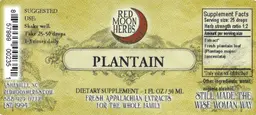 Label for Plantain