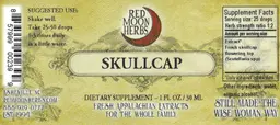 Label for Skullcap