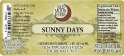 Label for Sunny Days
