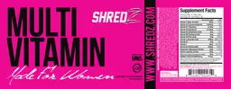 Label for Multi Vitamin Made For Women