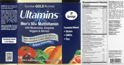 Label for Men's 50+ Multi-Vitamin
