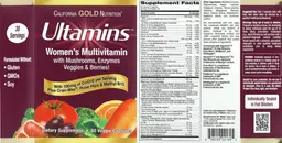 Label for Women's Multi-Vitamin