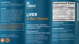 Label for Liver 21 Day Cleanse