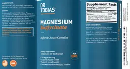 Label for Magnesium Bisglycinate 200 mg