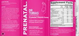 Label for Prenatal Vitamin Gummy