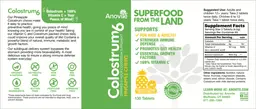 Label for Colostrum6 Pineapple Chews