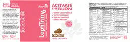 Label for LeptiTrim6 Creamy Chocolate Shake