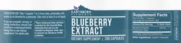 Label for Blueberry Extract