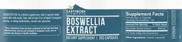 Label for Boswellia Extract