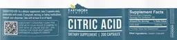Label for Citric Acid