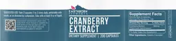 Label for Cranberry Extract