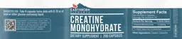 Label for Creatine Monohydrate