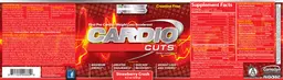 Label for Cardio Cuts Strawberry Crush