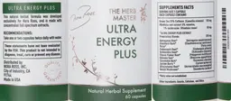 Label for Ultra Energy Plus