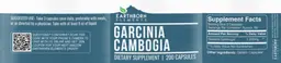 Label for Garcinia Cambogia