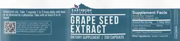 Label for Grape Seed Extract