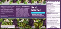 Label for Brain Science With Cereboost American Ginseng